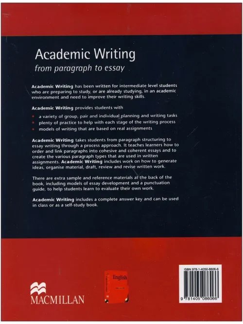 کتاب Academic Writing From Paragraph to Essay
