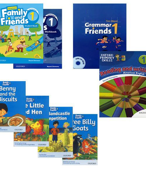 f1 پک آموزشی American Family and Friends 1 Second Edition