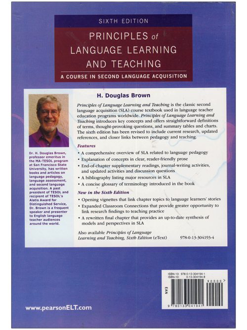 کتاب Principles of Language Learning and Teaching 6th