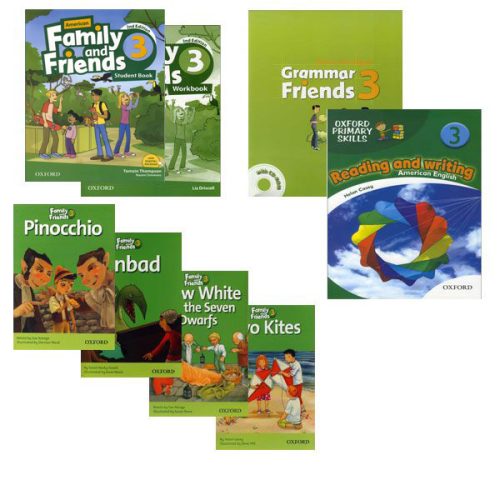 3-36 پک کامل American Family and Friends 3 Second Edition