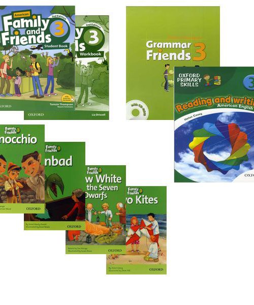 3-36 پک کامل American Family and Friends 3 Second Edition