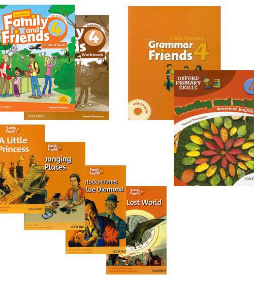 4-11 پک کامل American Family and Friends 4 Second Edition