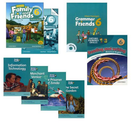 f6 پک کامل American Family and Friends 6 Second Edition