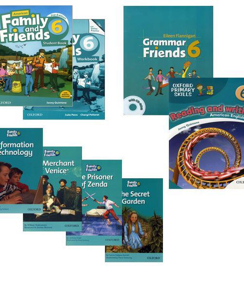 f6 پک کامل American Family and Friends 6 Second Edition