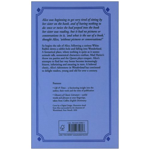Alices-Adventurs-in-Wonderland-back کتاب Alices Adventures in Wonderland