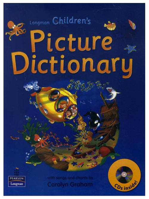 Children’s-Picture-Dictionary-Blue (1) کتاب Longman Childrens Picture Dictionary (Blue)