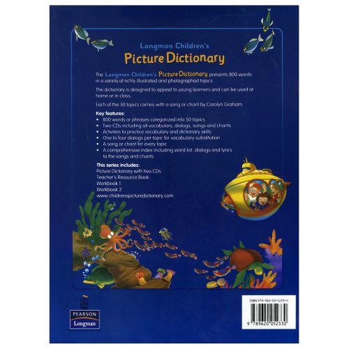 Children’s-Picture-Dictionary-Blue-back (1) کتاب Longman Childrens Picture Dictionary (Blue)